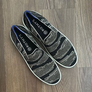 Rothy’s The Orginal Slip-on : Black Gold Shimmer
